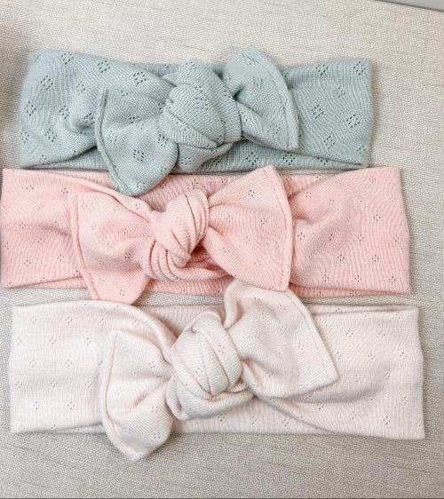 Diademas de punto bebé