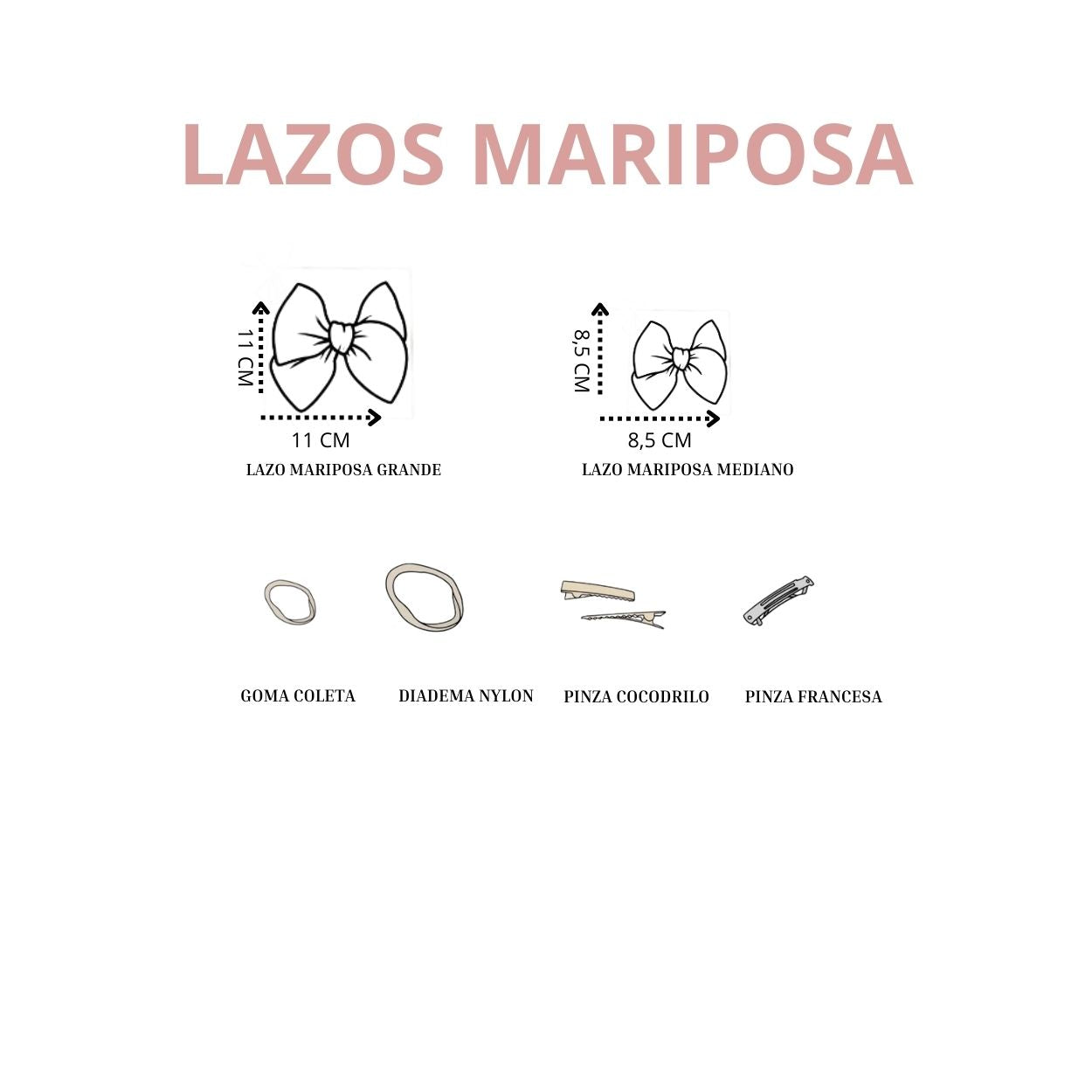 Lazo mariposa de pana