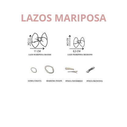 Lazo mariposa de pana
