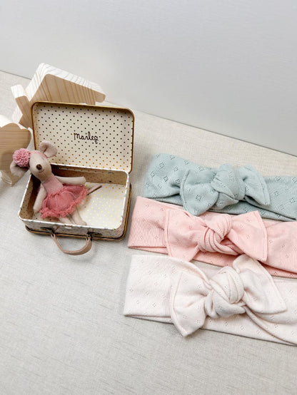 Diademas de punto bebé